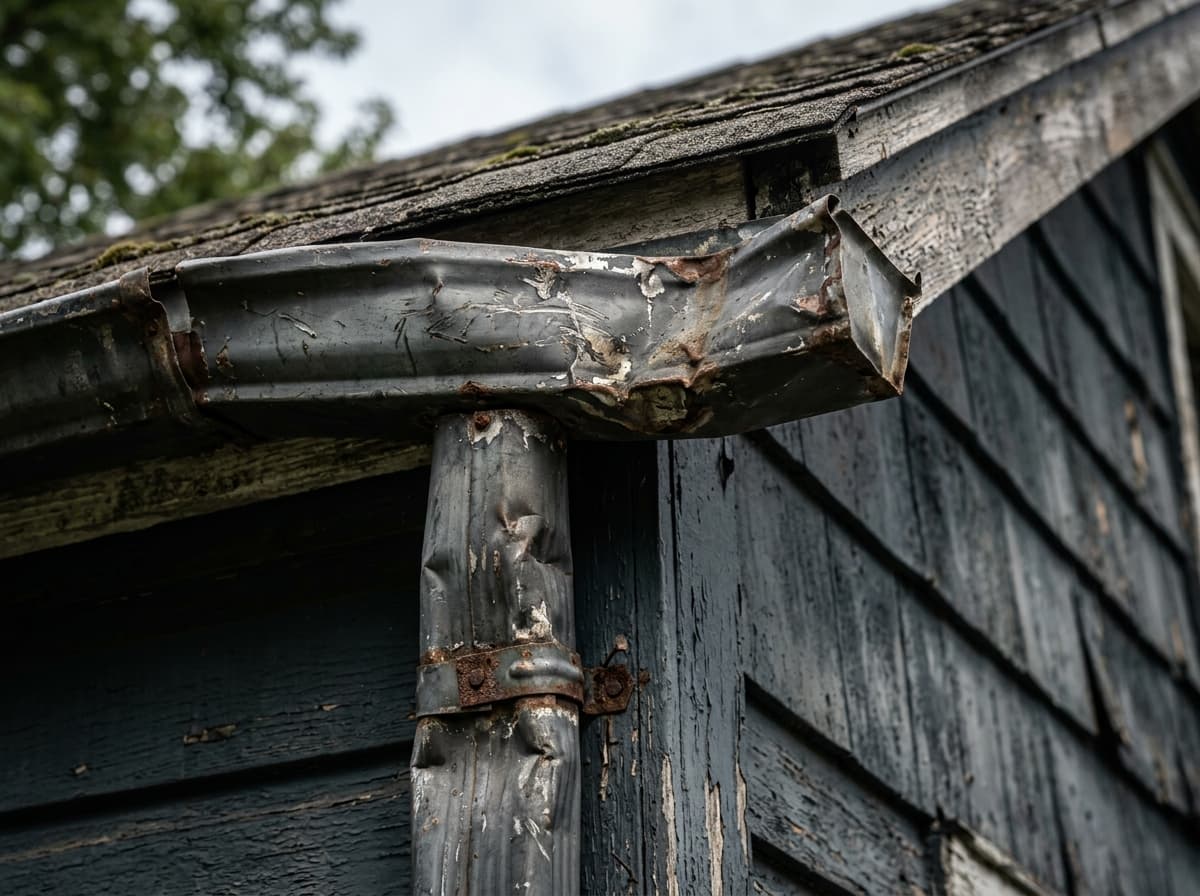 Damaged Gutters/Downspouts